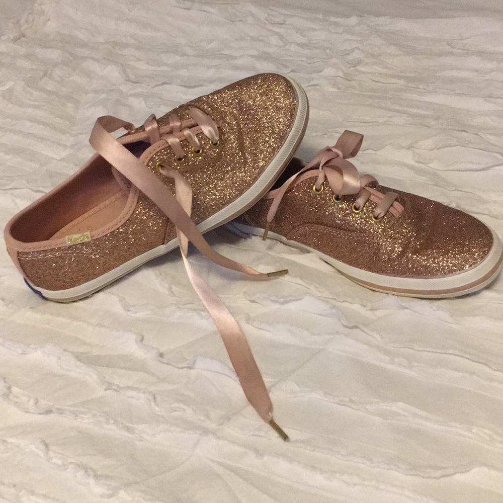 Keds Kate Spade Lace Up Shoes with Ribbon
